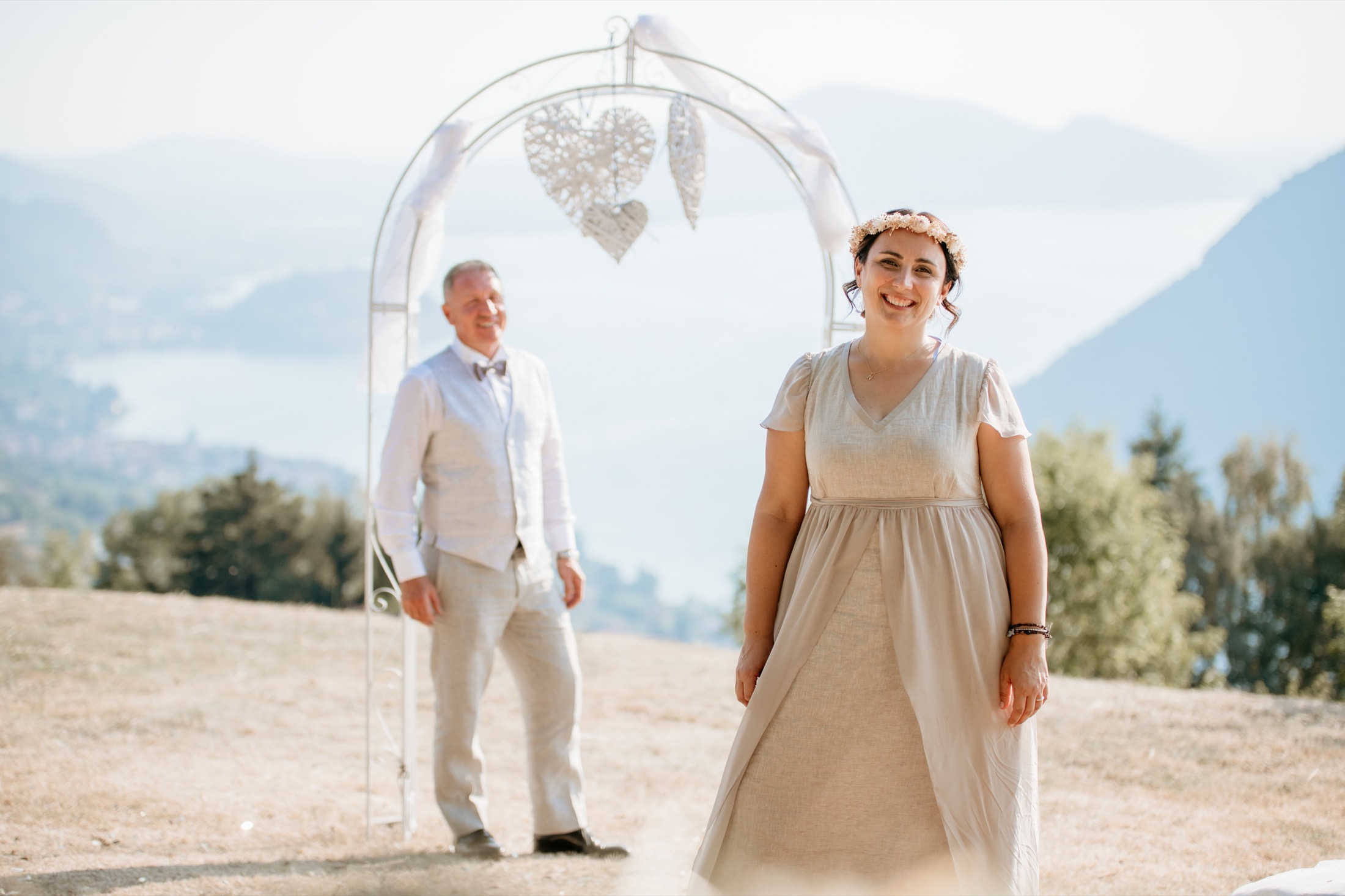 La sposa si prepara nel giorno del matrimonio